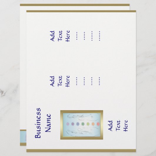 Holistic Healing Hands Trifold template design (Front/Back)