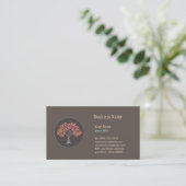 Holistic Healing Tree Business Card (Standing Front)