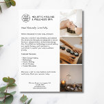 Holistic Health Therapist Promotional Business  Flyer<br><div class="desc">Promote your holistic healing services with this modern alternative therapies flyer template. Perfect for Reiki practitioners, reflexologists, crystal healers, and sound therapy specialists, this design includes space to highlight your services, key benefits, pricing or session details, and contact information. Fully customizable and print-ready, it’s designed to create a calm, professional...</div>