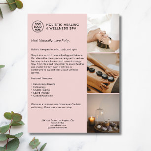 Holistic Health Therapist Promotional Business  Flyer