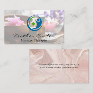 Holistic Logo Health Healing Medicine Business Card
