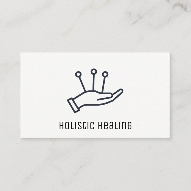 Holistic Medicine | Acupuncture Business Card (Front)