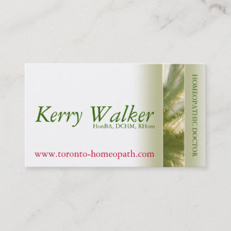Holistic Practitioner Business Card