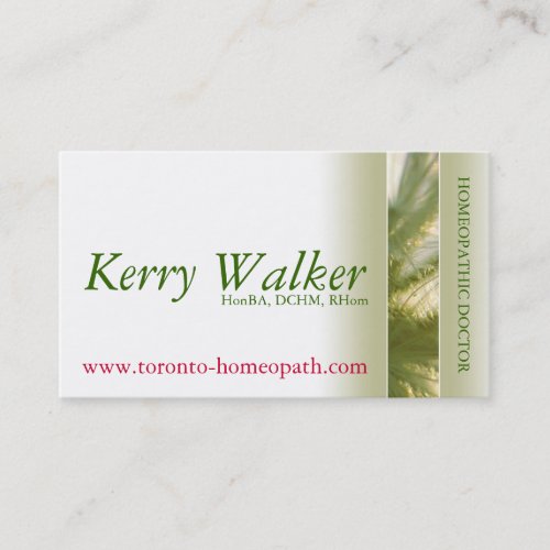 Holistic Practitioner Business Card Template