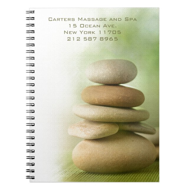 Holistic Spiral Spa Notebook (Front)