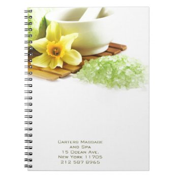 Holistic Spiral Spa Notebook by 39designs at Zazzle