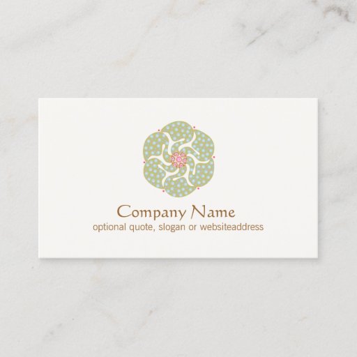 Customizable Holistic Symbol Healing  Arts Business Card