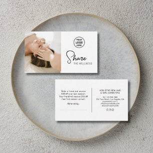 Holistic Therapist Health Coach Referral Card
