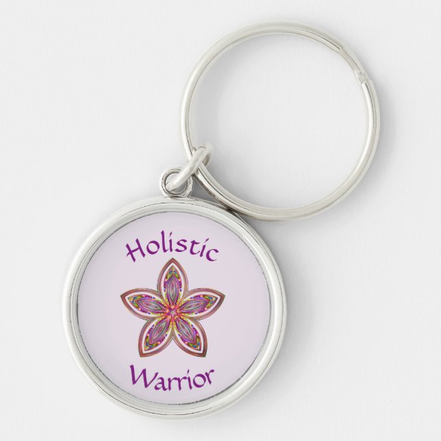 Holistic Warrior Keychain (Front)