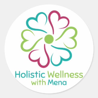 Holistic Wellness Classic Round Sticker