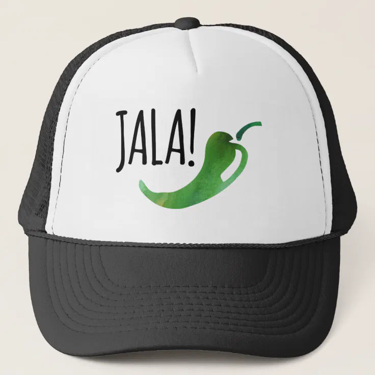 Holla Jalapeno Funny Trucker Hat | Zazzle