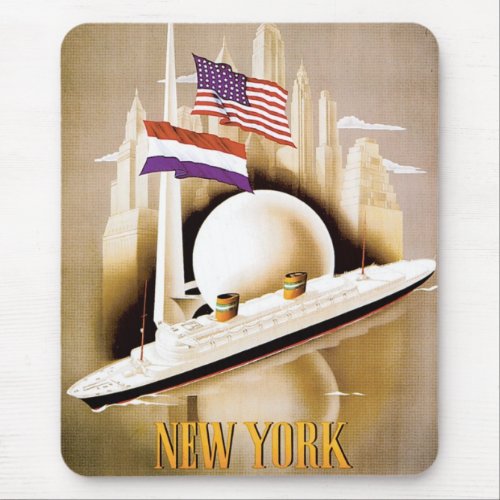 Holland America Line NY Worlds Fair Mousepad