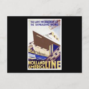 Holland America Line Postcard