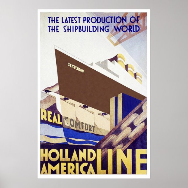 Holland America Line Poster (Front)