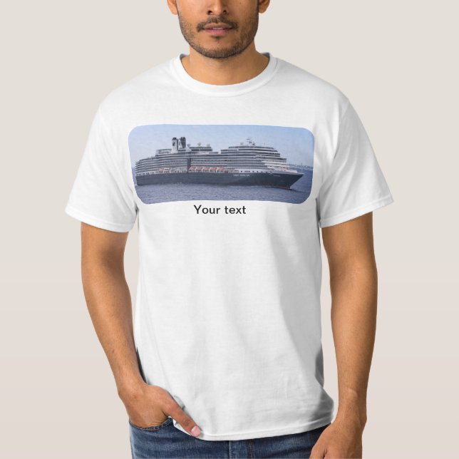 Holland America Line Ship in the Caribbean sea T-Shirt (Front)
