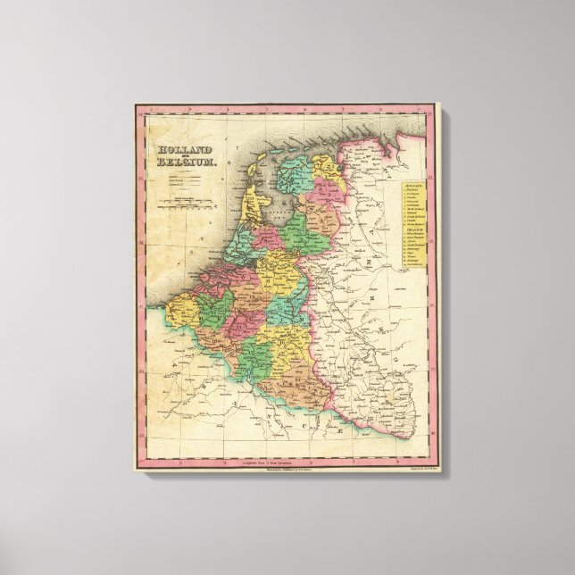 Holland And Belgium Canvas Print (Front)