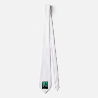 holland art deco vintage retro travel poster tie