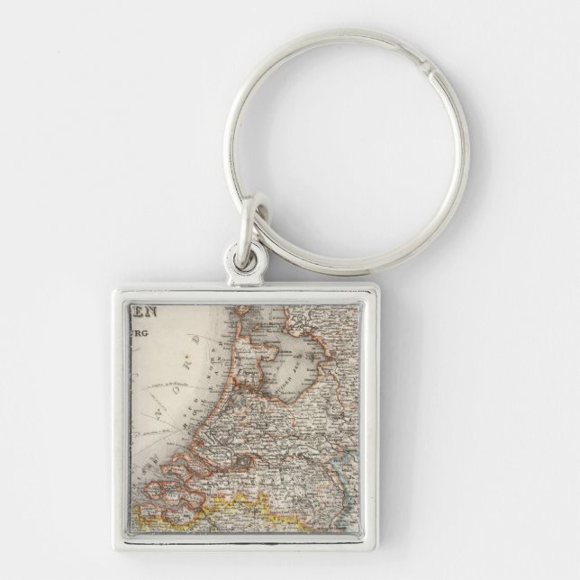 Holland, Belgium, Luxembourg Keychain (Front)