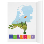 Holland cartoon map cards (Inside (Left))