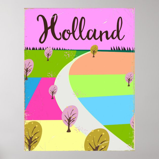 Holland fields travel poster (Front)