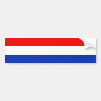 Holland Flag Bumper Sticker