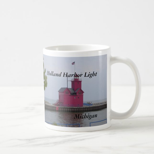 Holland Harbor Light,  MI Mug (Right)
