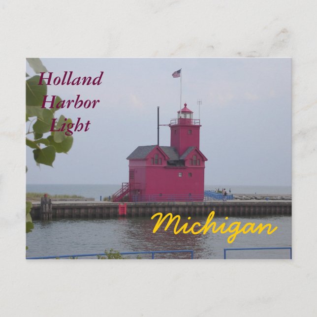 Holland Harbor Light Postcards (Front)