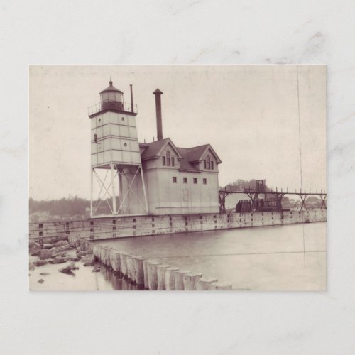 Holland Harbor Lighthouse 2 Postcard