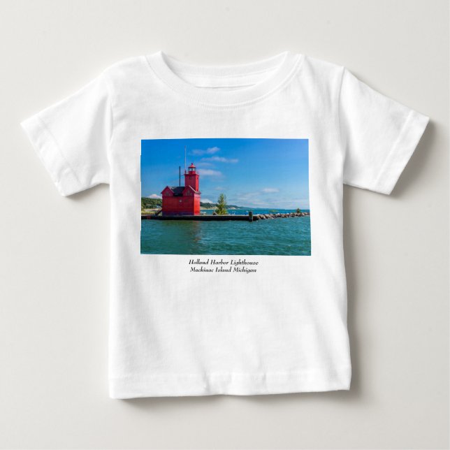 Holland Harbor Lighthouse Baby T-Shirt (Front)