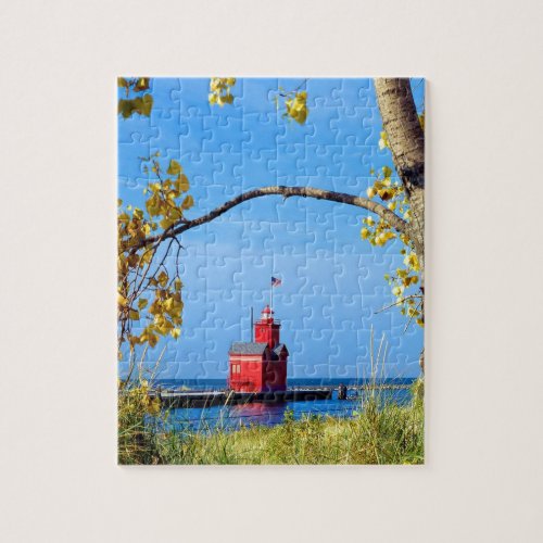 Holland Harbor Lighthouse Jigsaw Puzzle