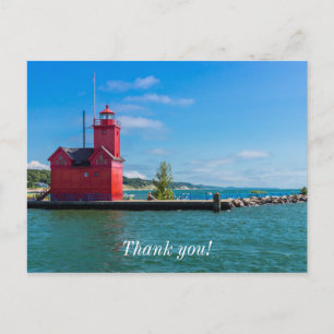 Holland Harbor Lighthouse Postcard