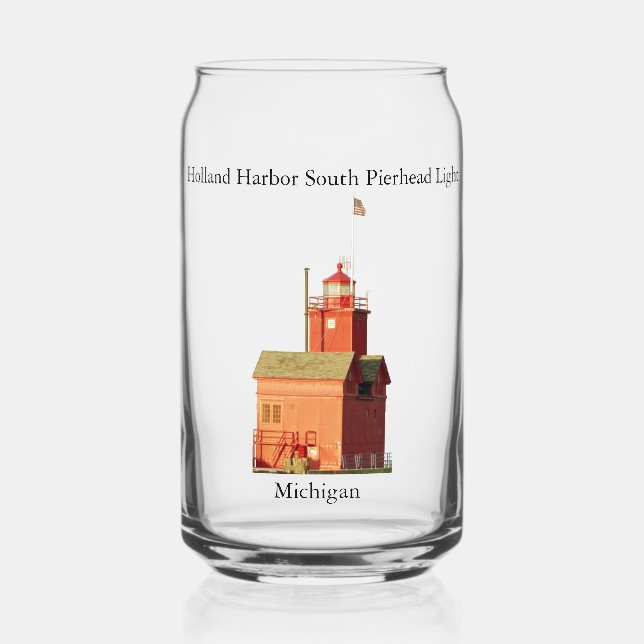 Holland Harbor South Pierhead Light glass (Front)