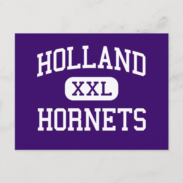 Holland - Hornets - High School - Holland Texas Postcard (Front)