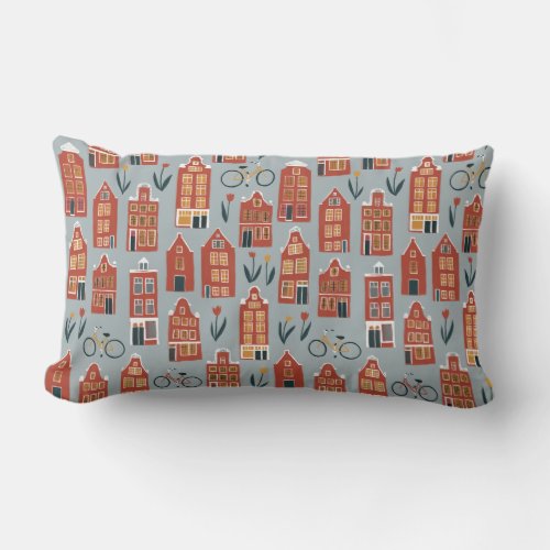 Holland houses lumbar  pillow