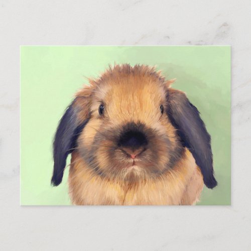 Holland Lop Easter Postcard