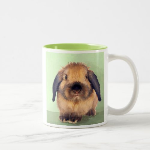 Holland Lop Two_Tone Coffee Mug