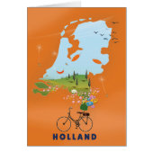 Holland Map travel poster (Front)