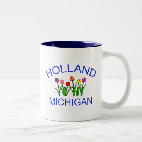 Holland MI _ wTulips Two_Tone Coffee Mug
