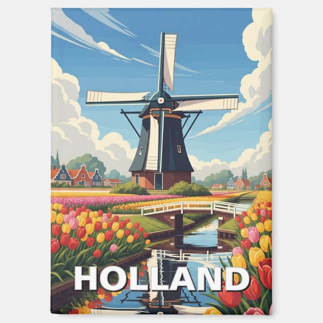 Holland Michigan Travel Magnet (Front)