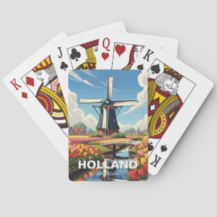 Holland Michigan Travel Poker Cards