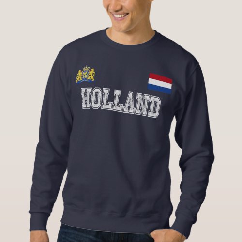 Holland Netherlands Orange Football Soccer Ball Sweatshirt
