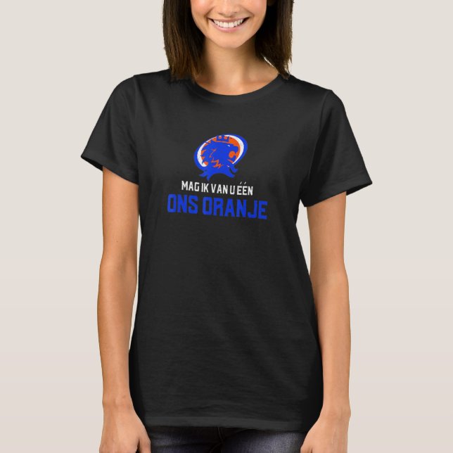 Holland Oranje Dutch Soccer Nederland Football T-Shirt (Front)