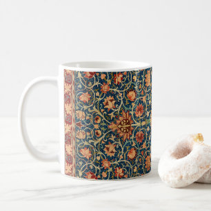 Holland Park by William Morris, Vintage Rug Art Coffee Mug