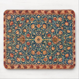 Holland Park by William Morris, Vintage Rug Art Mouse Pad