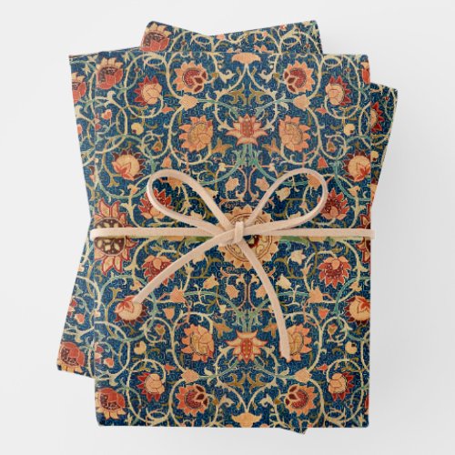 Holland Park by William Morris Vintage Rug Art Wrapping Paper Sheets