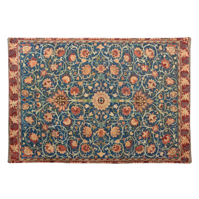 Holland Park Design (by William Morris) Cloth Placemat (Front)