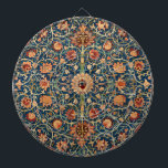Holland Park Design (by William Morris) Dart Board<br><div class="desc">This design features a high-quality photographic image of an original carpet designed by William Morris (1834–1896) for a property in Holland Park, London. Morris was a lifelong admirer and collector of fine historical carpets from various regions of the Eastern hemisphere. He had a particularly deep appreciation for and wide knowledge...</div>
