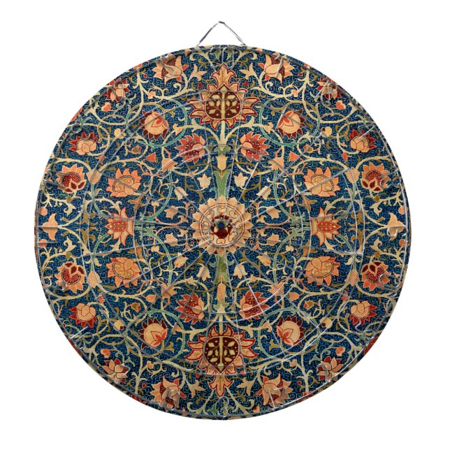 Holland Park Design (by William Morris) Dart Board (Front)