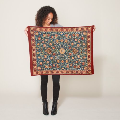 Holland Park Design by William Morris Fleece Blanket