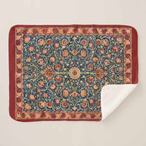 Holland Park Design by William Morris Sherpa Blanket